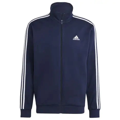 Adidas Tuta da Uomo Basic 3-Stripes Fleece Blu