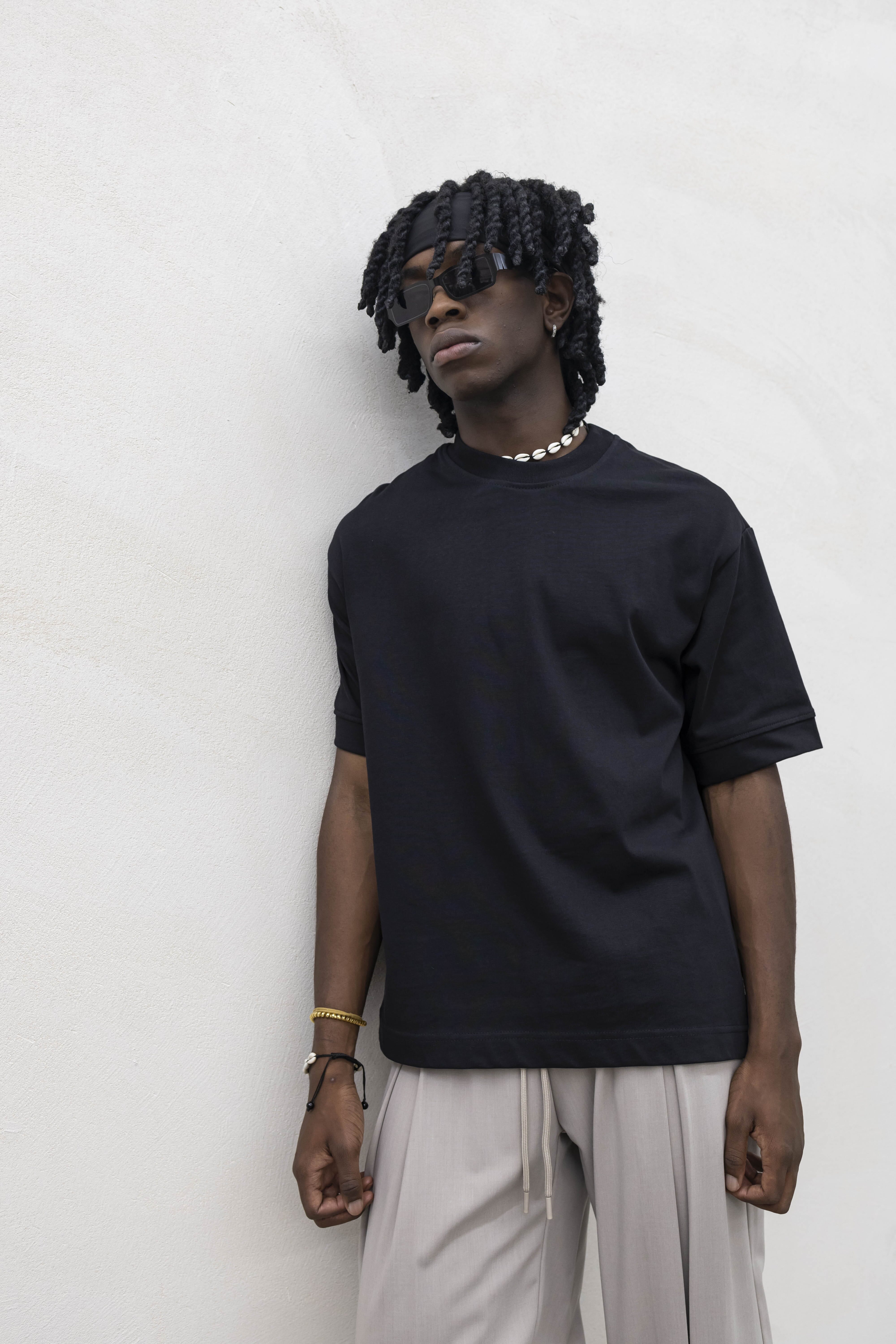 T-shirt Crop Nera Unisex