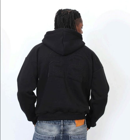 Felpa Trust No One zip '22' Nera