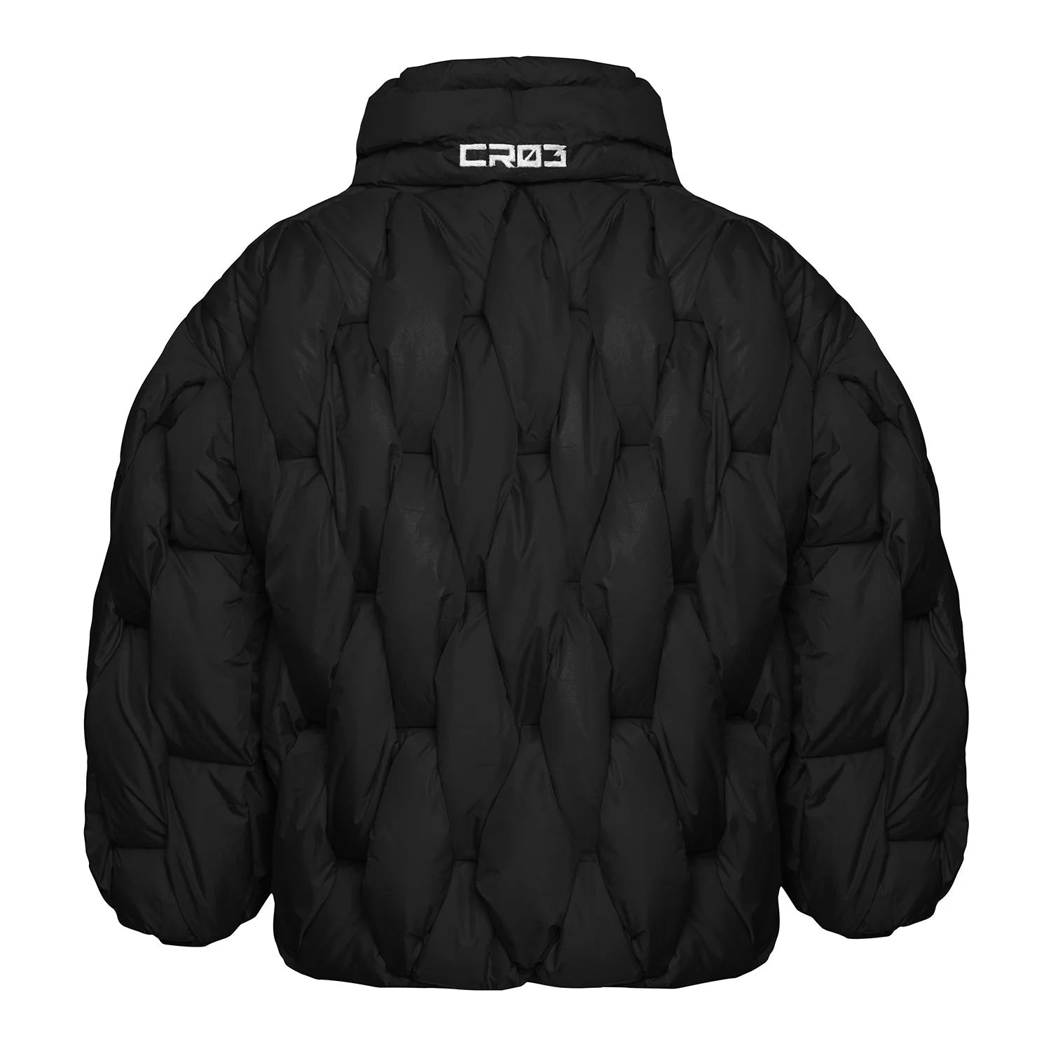 CR03 Black Glacier Weave bomber