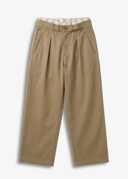 Pantaloni C/inserto Boxer Beige Minimal Couture
