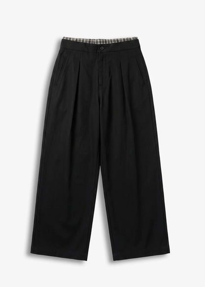 Pantaloni C/inserto Boxer Nero Minimal Couture
