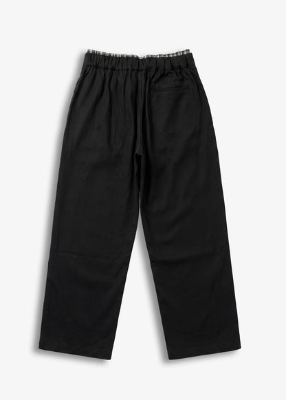 Pantaloni C/inserto Boxer Nero Minimal Couture