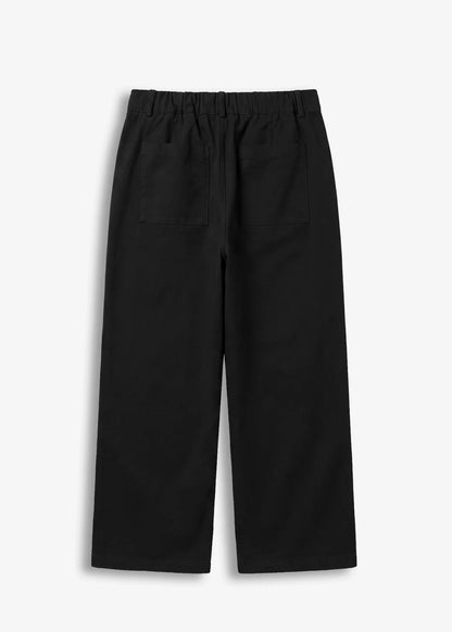 Pantaloni Univers Nero Minimal Couture