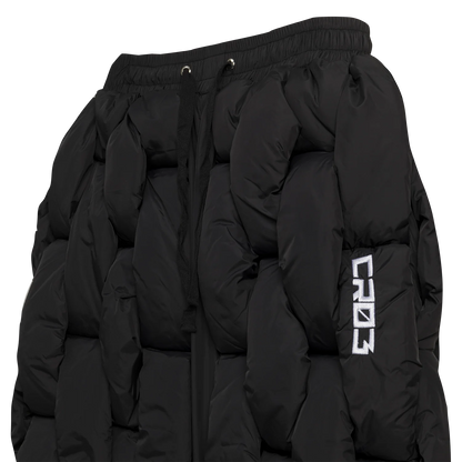 CR03  Black Glacier Weave Pant