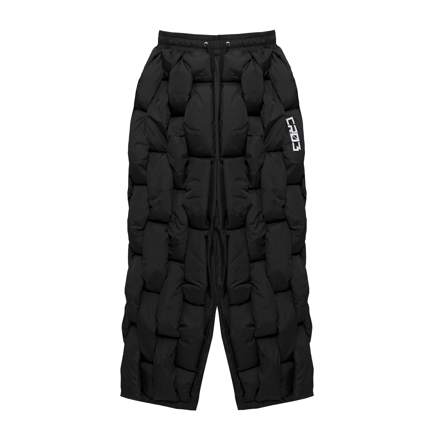 CR03  Black Glacier Weave Pant