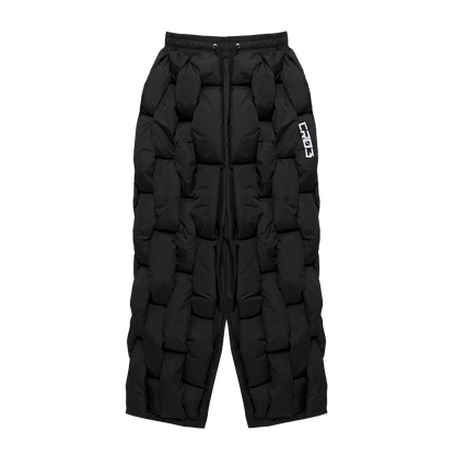 CR03  Black Glacier Weave Pant