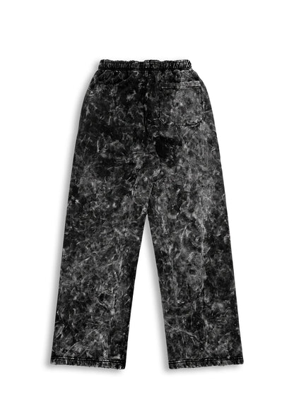 Pantaloni tuta Washed Nero Minimal Couture