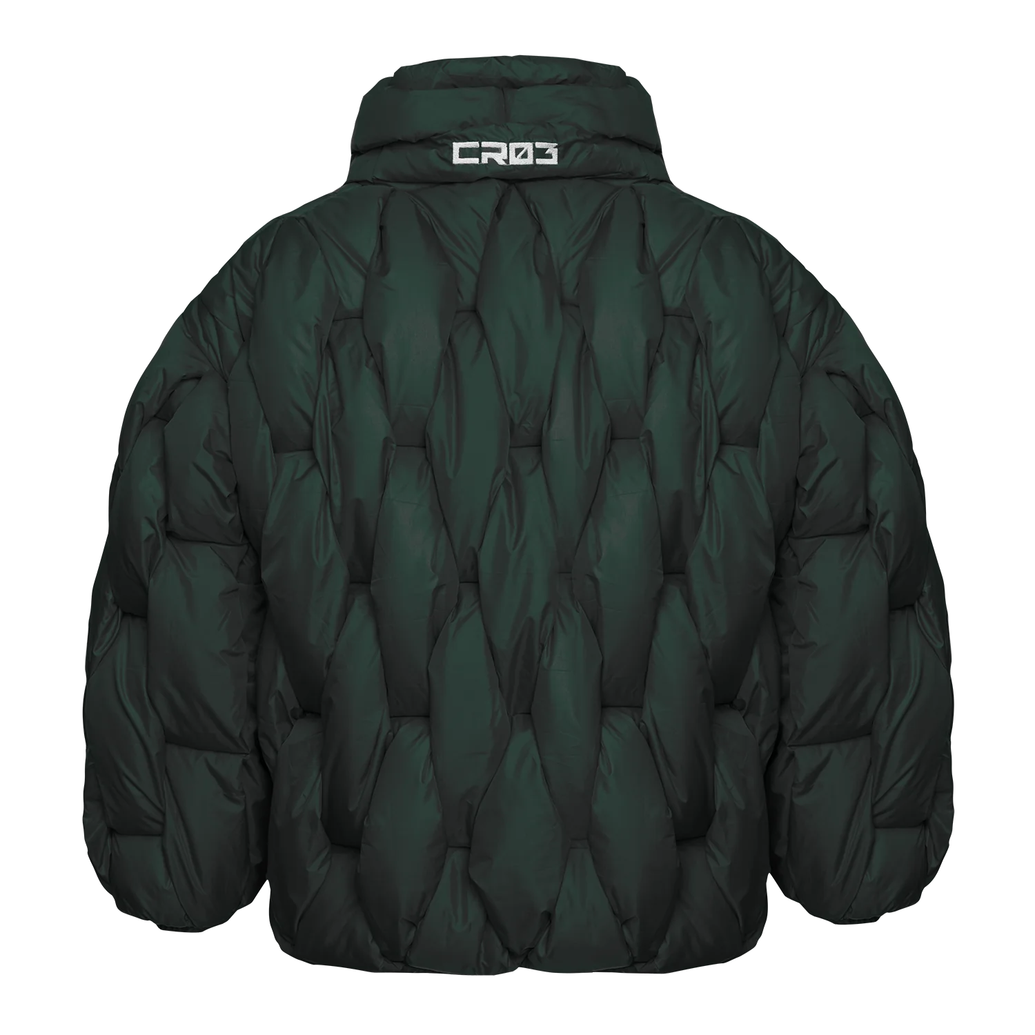 CR03 Green Glacier Weave bomber