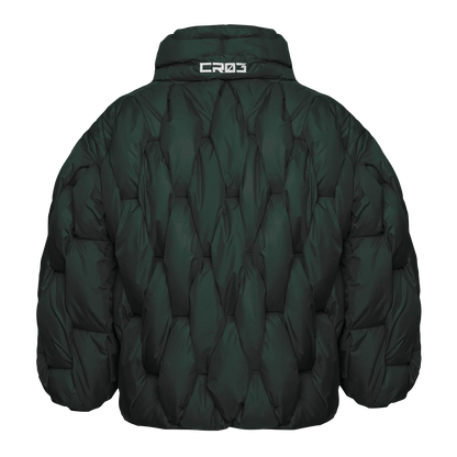 CR03 Green Glacier Weave bomber