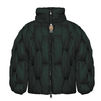 CR03 Green Glacier Weave bomber