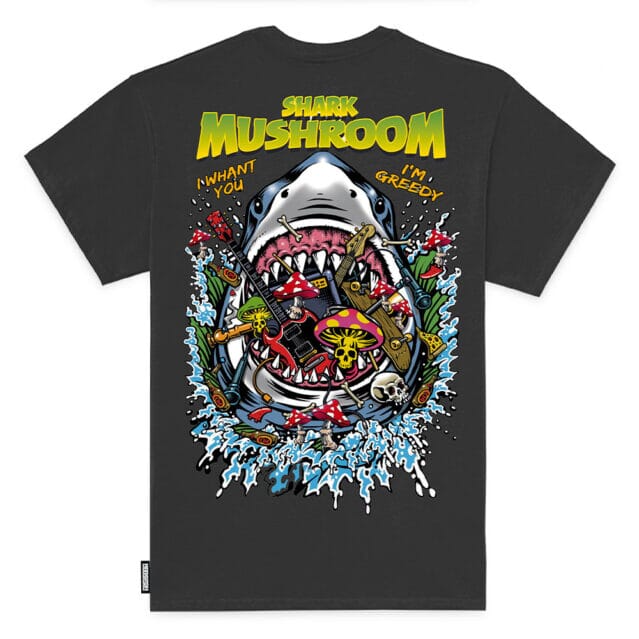 T-shirt mushroom M/M 100% COTONE SHARK