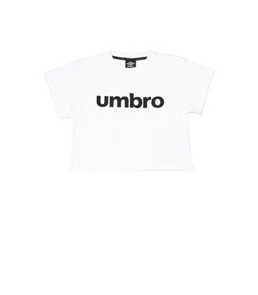 T-shirt corta Umbro - Cropped shirt bianca