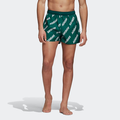 Costume da Uomo Adidas Printed Green con scritte FJ3914