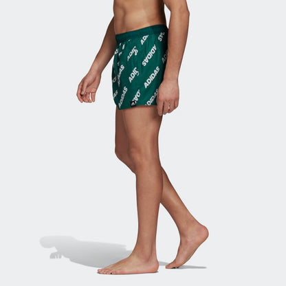 Costume da Uomo Adidas Printed Green con scritte FJ3914