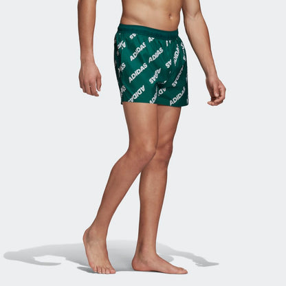 Costume da Uomo Adidas Printed Green con scritte FJ3914