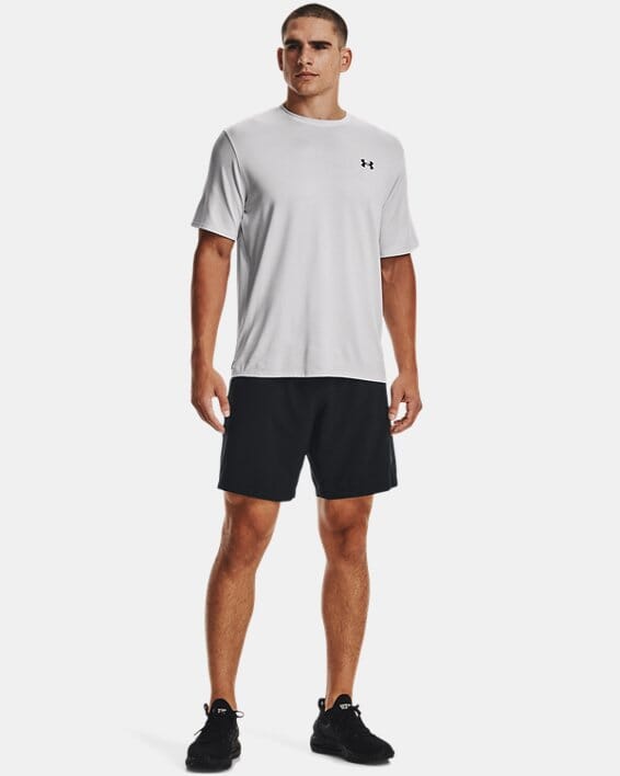 Pantaloncini neri Under Armour UA Woven Graphic da uomo