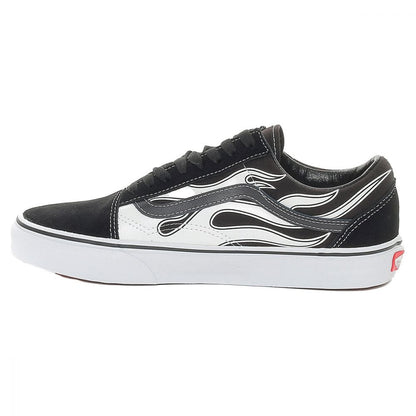 vans old skool flame nero bianco