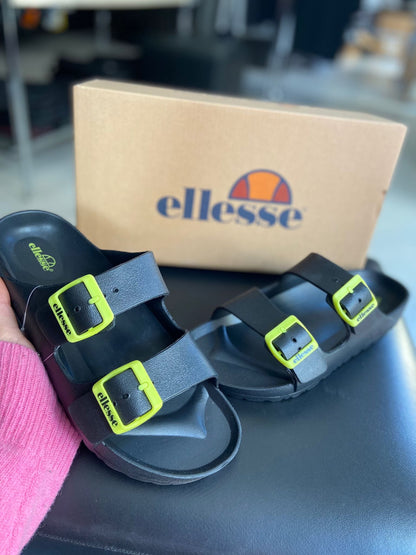 Ellesse Ciabatte Gommata Nera/fluo